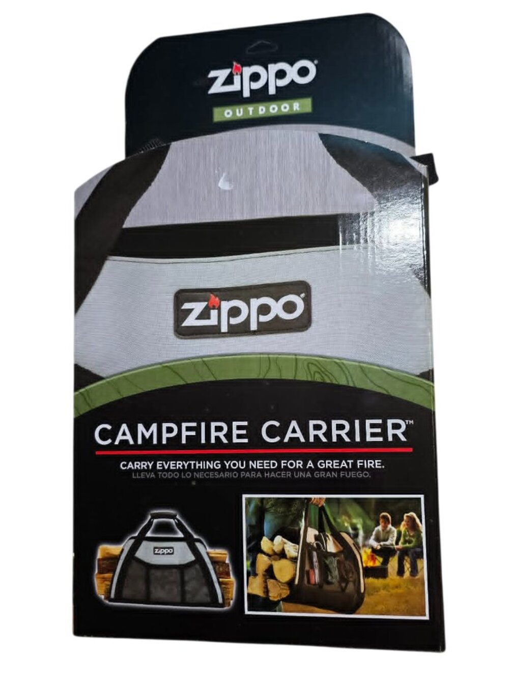 🪵 NEW Zippo Outdoor Campfire Carrier - Heavy Duty Firewood Sling